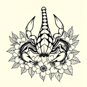 Hawaiian Scorpio Tattoo
