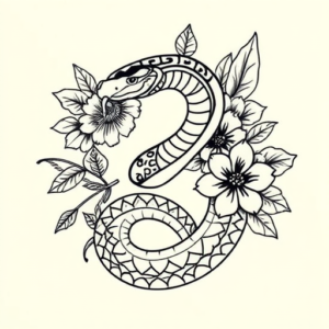 Hawaiian Snake Tattoo