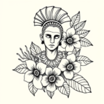 Hawaiian Spartan Tattoo