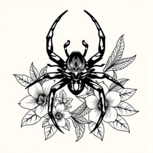 Hawaiian Spider Tattoo