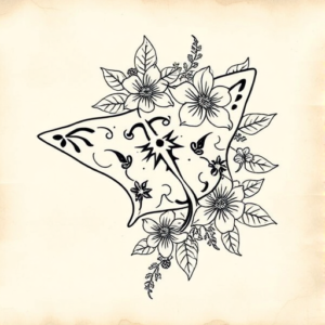 Hawaiian Stingray Tattoo