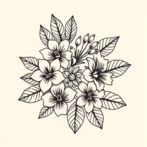 Hawaiian Unalome Tattoo