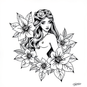 Hawaiian Venus Tattoo
