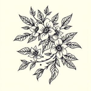 Hawaiian Vine Tattoo