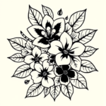 Hawaiian Violet Tattoo