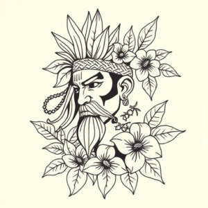 Hawaiian Warrior Tattoo