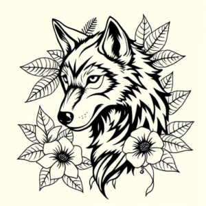 Hawaiian Werewolf Tattoo