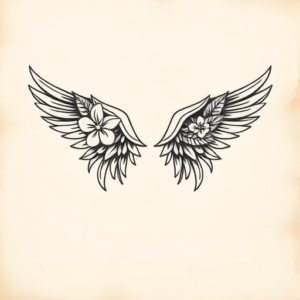 Hawaiian Wings Tattoo