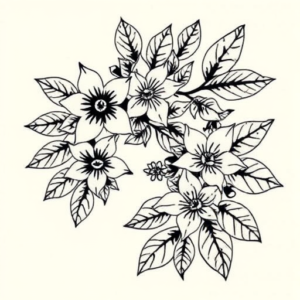 Hawaiian Wisteria Tattoo