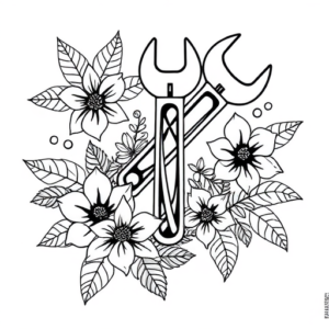 Hawaiian Wrench Tattoo