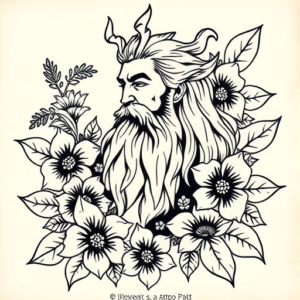 Hawaiian Zeus Tattoo