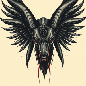 Horror Realism Anubis Tattoo