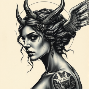 Horror Realism Artemis Tattoo