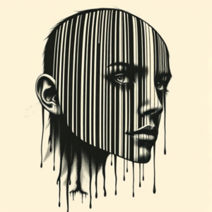 Horror Realism Barcode Tattoo
