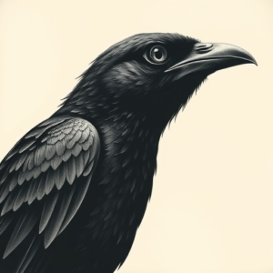 Horror Realism Bird Tattoo