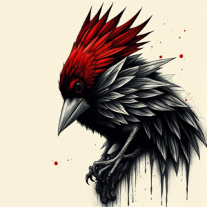 Horror Realism Cardinal Tattoo