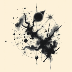 Horror Realism Constellation Tattoo