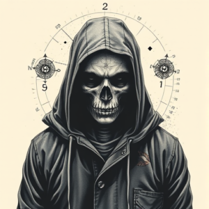 Horror Realism Coordinates Tattoo