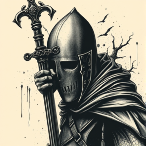 Horror Realism Crusader Tattoo