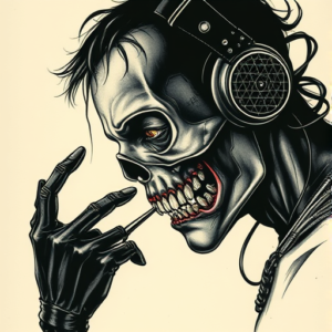 Horror Realism Cyber Tattoo