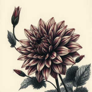 Horror Realism Dahlia Tattoo