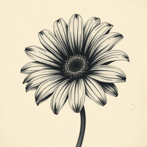 Horror Realism Daisy Tattoo