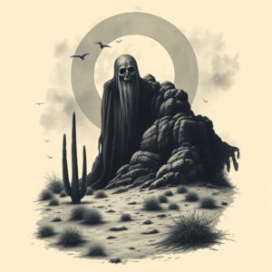Horror Realism Desert Tattoo