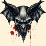 Horror Realism Devil Tattoo