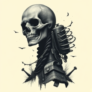 Horror Realism Fallout Tattoo