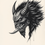 Horror Realism Fenrir Tattoo