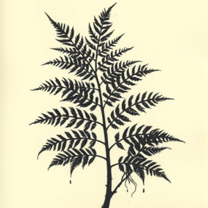 Horror Realism Fern Tattoo