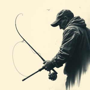 Horror Realism Fishing Tattoo