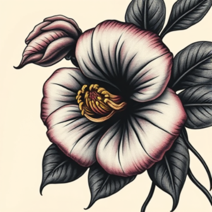 Horror Realism Gardenia Tattoo