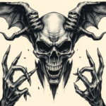 Horror Realism Hades Tattoo