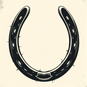 Horror Realism Horseshoe Tattoo