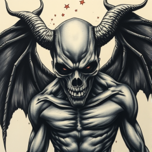 Horror Realism Incubus Tattoo