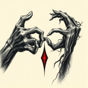 Horror Realism Infinity Tattoo