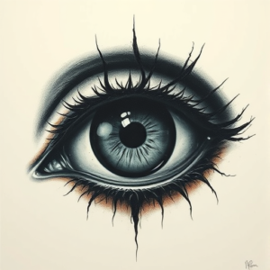 Horror Realism Iris Tattoo