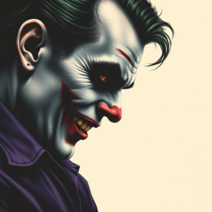 Horror Realism Joker Tattoo