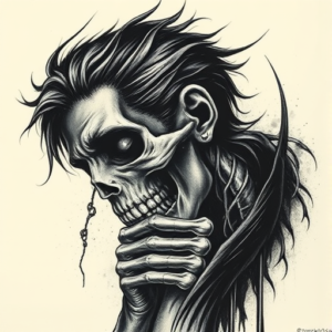 Horror Realism Key Tattoo