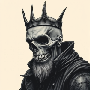 Horror Realism King Tattoo