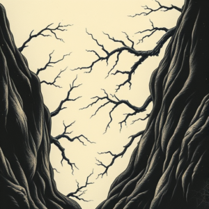 Horror Realism Kintsugi Tattoo