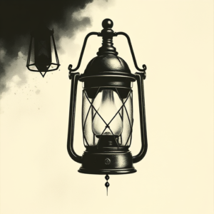 Horror Realism Lantern Tattoo