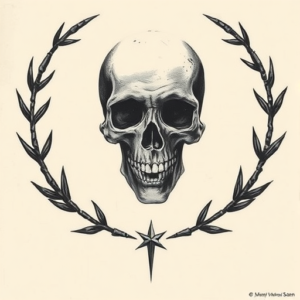 Horror Realism Laurel Tattoo