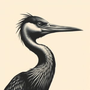 Horror Realism Loon Tattoo