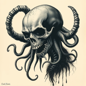 Horror Realism Medusa Tattoo