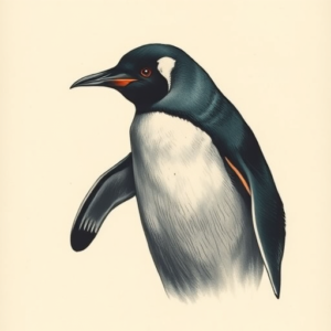 Horror Realism Penguin Tattoo