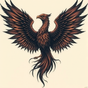Horror Realism Phoenix Tattoo