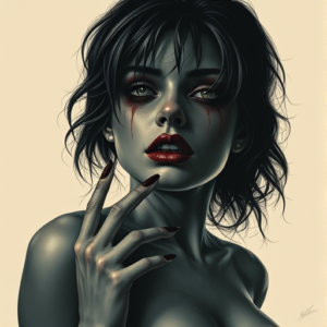 Horror Realism Pinup Tattoo