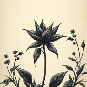 Horror Realism Plant Tattoo